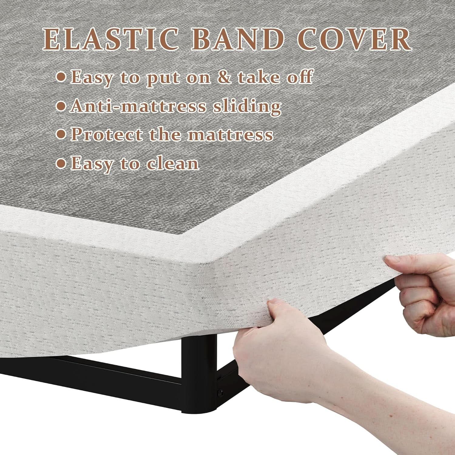Queen Size Low Profile Box Spring for All Mattresses