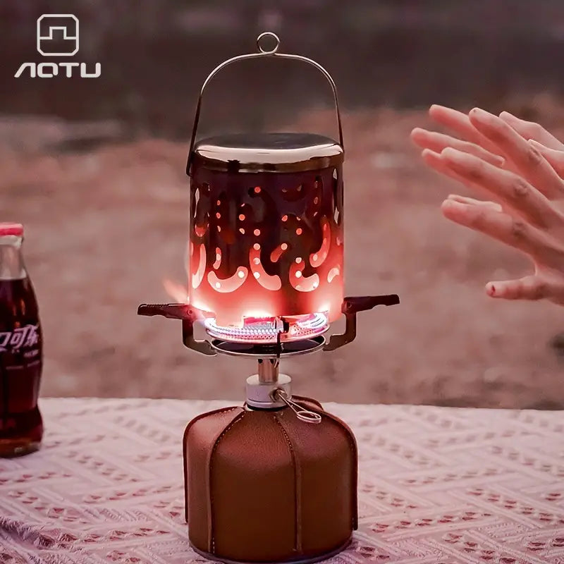 NNETM Compact Stainless Steel Heating Stove - Mini Heater Stove