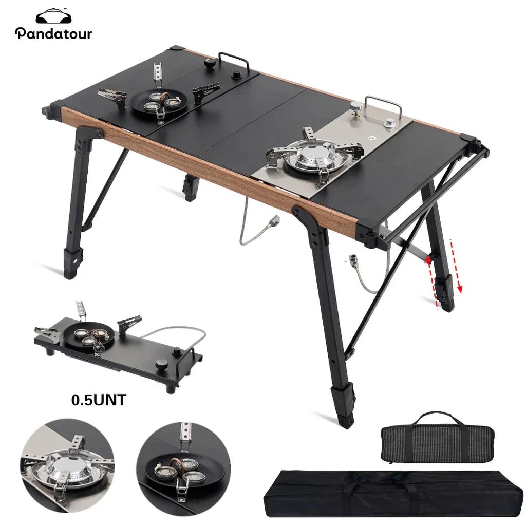 IGT Camping Gas Stove – One-Click Ignite High Power Table Stove