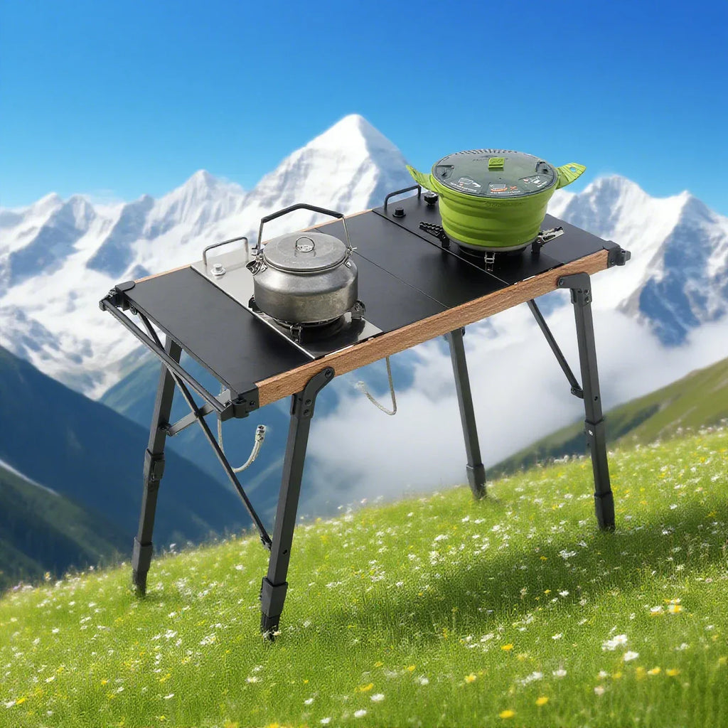 IGT Camping Gas Stove – One-Click Ignite High Power Table Stove