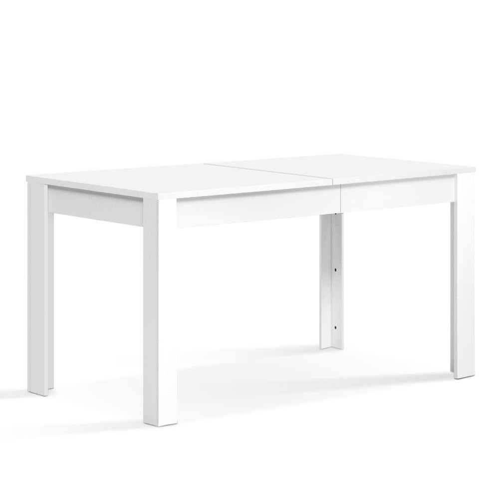 NNEDSZ Dining Table 4 Seater Wooden Kitchen Tables White 120cm Cafe Restaurant