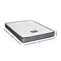 NNEDSZ Mattress Medium Firm Mattresses Tight Top Bed Bonnel Spring 13cm DOUBLE