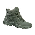 Men's Tactical Work Ankle Boots Winter Safety Shoes (Green)