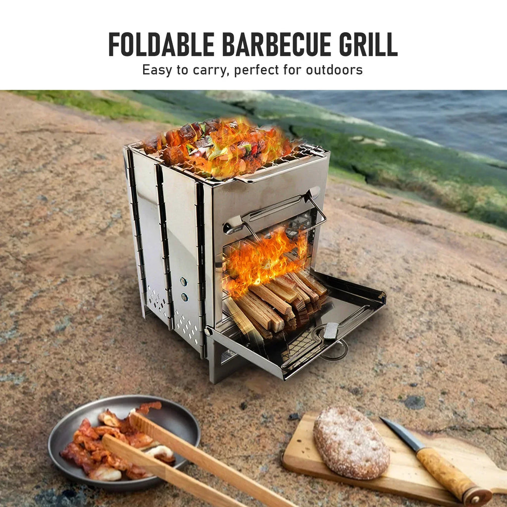 Wood Stove Stainless Steel