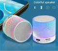 Mini Bluetooth Speaker Wireless LED Blue
