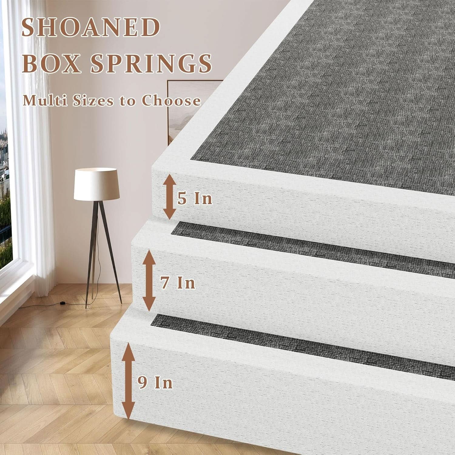 Queen Size Low Profile Box Spring for All Mattresses