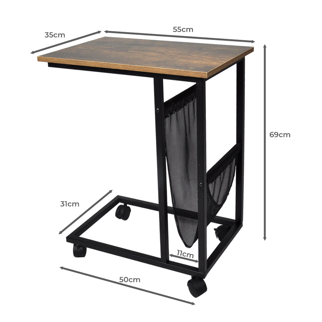 Levede Side Table Mobile Coffee Tables