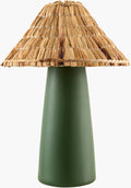 Deep Orange Traditional Table Lamp for bedside or console tables