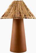 Warm Orange Traditional Table Lamp for bedside or console tables